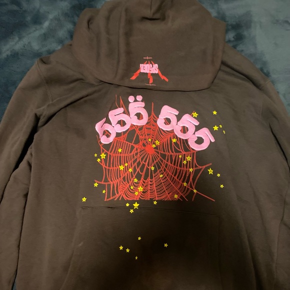 Authentic Spider Worldwide Angel Number Tracksuit Brown - Picture 2 of 4